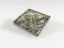 Diamond Form Scarf Pin Pierced Filigree European 800 Silver 1 1/4" 3.5g - Just Stuff I Sell