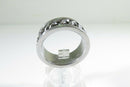 Very Cool Chain Spinner Men's Ring Band Silver Tone Size 8.75 - Just Stuff I Sell