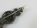 Antique Sweetheart Pin Victorian Sterling Silver Forget-Me-Not Anchor Pansy - Just Stuff I Sell