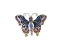 Stunning Purple Enamel Butterfly Brooch Cabochon Glass Artisan Design MMA 1925 — Jewelry & Watches:Fine Jewelry:Fine Pins & B