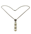Mabe Pearl Drop Pendant and 18" Sterling Silver Curb Chain 925 Pendant — Jewelry & Watches:Fine Jewelry:Fine Necklaces & Pend