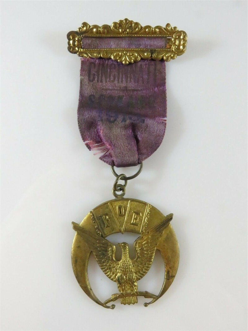 1915 Cincinnati Spokane Fraternal Order or Eagles Medal - Just Stuff I Sell