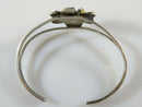 925 Sterling Gold Washed Grapes & Leaf Mexico Cuff Bracelet TI-02 - Just Stuff I Sell