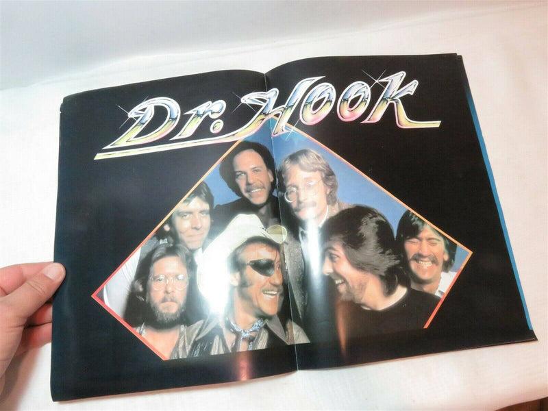 Dr. Hook Live in the U.K. Official Programme Concert Tour Wear Tear & Dog Ears - Just Stuff I Sell