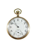 Illinois Pocket Watch Grade 304 17J Circa 1916 H.C. Claster Dial 20 Year - Just Stuff I Sell