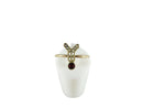 Georgian Style Figural Moth Ring Seed Peal, Pearl & Table Cut Garnet in 10K Gold — Jewelry & Watches:Vintage & Antique Jewelr