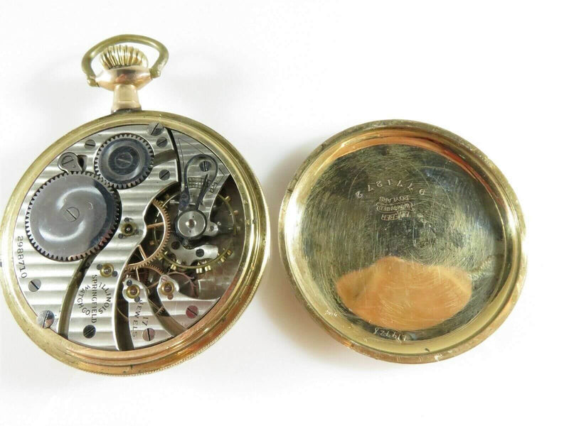 Illinois Pocket Watch Grade 304 17J Circa 1916 H.C. Claster Dial 20 Year - Just Stuff I Sell