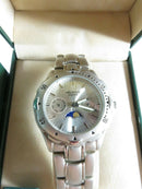 Men's Helbros Quarts 8362 Brushed Metal Wrist Watch in Running Order - Just Stuff I Sell