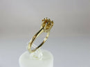14K Yellow Gold Princess Cut Golden Citrine Solitaire Wedding Ring Sz 6.5 PGR - Just Stuff I Sell