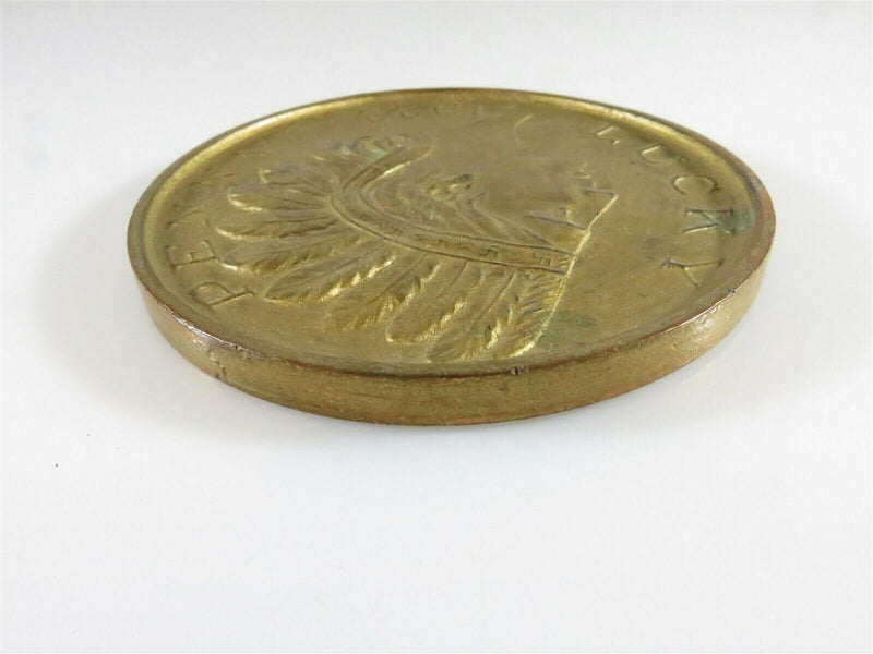 Lucky Penny 1922 Indian Head Souvenir of Washington DC The Capital Paperweight - Just Stuff I Sell