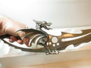 Dragon on Feet Fantasy Sword Medieval Metal 24" TL Man Cave Cool Display - Just Stuff I Sell