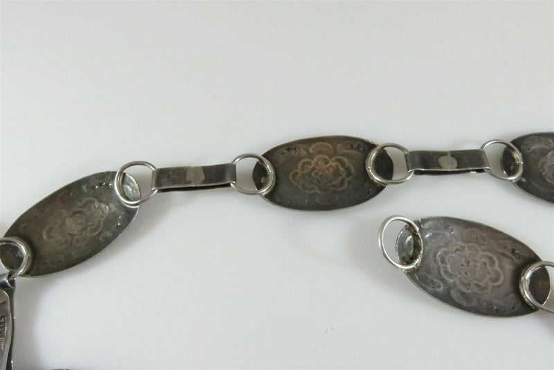 Southwestern Style Sterling Los Martinez Mexico Hand Made 32" Concho Belt - Just Stuff I Sell