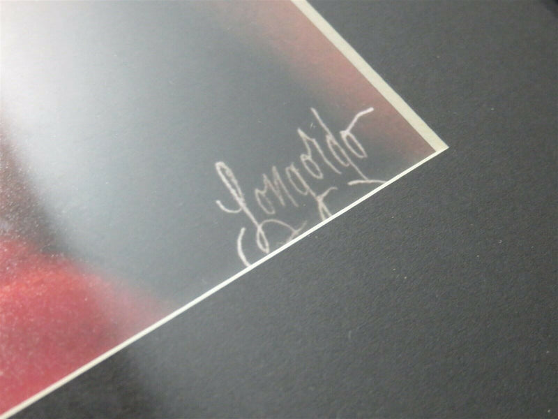 Very Rare Joe Frasier Signed Gary Longordo Lithograph Framed - Just Stuff I Sell