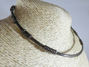 Sterling Silver Choker Taxco Mexico Style Wire Wrap Solid Silver Choker - Just Stuff I Sell