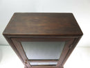 Antique Jewelers Display Cabinet Wood / Glass 13" x 8 1/4" x 4 1/4" - Just Stuff I Sell