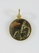 14K Yellow Gold Acapulco Coin Style Mayan Calendar Scenic Travel Charm/Pendant - Just Stuff I Sell