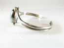 Navajo Turquoise Cuff 5" Life, Growth, Prosperity Southwestern Sterling Silver - Just Stuff I Sell