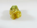 Vintage Chinese Nephrite Jadeite Jade Carved Foo Lion Pendant in Yellow Green - Just Stuff I Sell