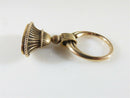 14K Yellow Gold Antique Pocket Watch Fob with High Quality Bloodstone - Just Stuff I Sell