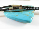Laser Cut Morgan Dollar Mercury Dime Tips High Polish Turquoise Bolo Tie - Just Stuff I Sell