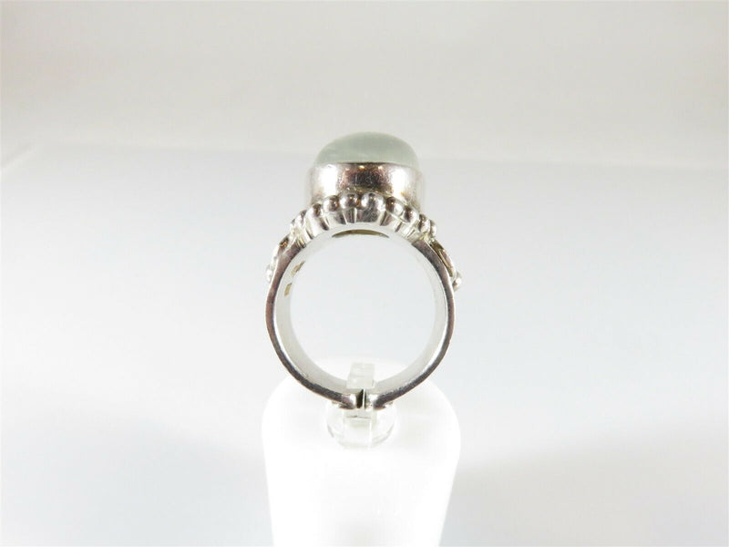 Vintage Cabochon Moon Stone Sterling Silver Sajen Ring Size 5.5 - Just Stuff I Sell