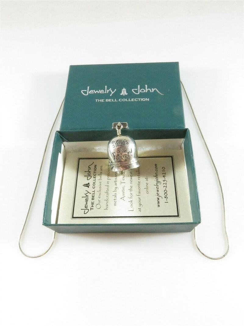 Sisters are Forever Sterling Silver Necklace by Jewelry John The Bell Collection - Just Stuff I Sell