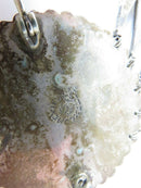 Taxco Crushed Turquoise Lapis Aztec Themed Brooch Pendant Sterling Silver - Just Stuff I Sell