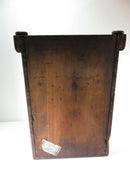 Antique Jewelers Display Cabinet Wood / Glass 13" x 8 1/4" x 4 1/4" - Just Stuff I Sell