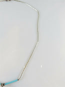 Liquid Silver Southwestern Dream Weaver Single Feather 16" Necklace - Just Stuff I Sell