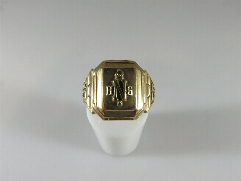 1960 NHS Class Ring Size 7 3/4 10K Gold Dieges & Clust High School Class Ring - Just Stuff I Sell