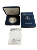 2003 W American Eagle One Ounce Silver Proof Coin with Case & Box — Coins & Paper Money:Bullion:Silver:Bars & Rounds • Silver