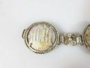 Antique Hand Carved Shell Grand Tour Souvenir Bracelet 800 Silver Sterling - Just Stuff I Sell