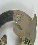 Taxco Dolphin Brooch Pendant Nautical Sterling Silver TM-24 Signed Eaton - Just Stuff I Sell