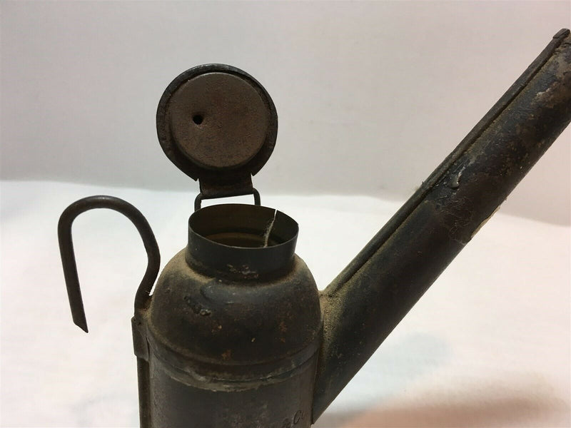 Rare Antique Coal Mining Oil Lamp Teapot Lamp Type 1 PF Lennon & Co Scranton PA - Just Stuff I Sell