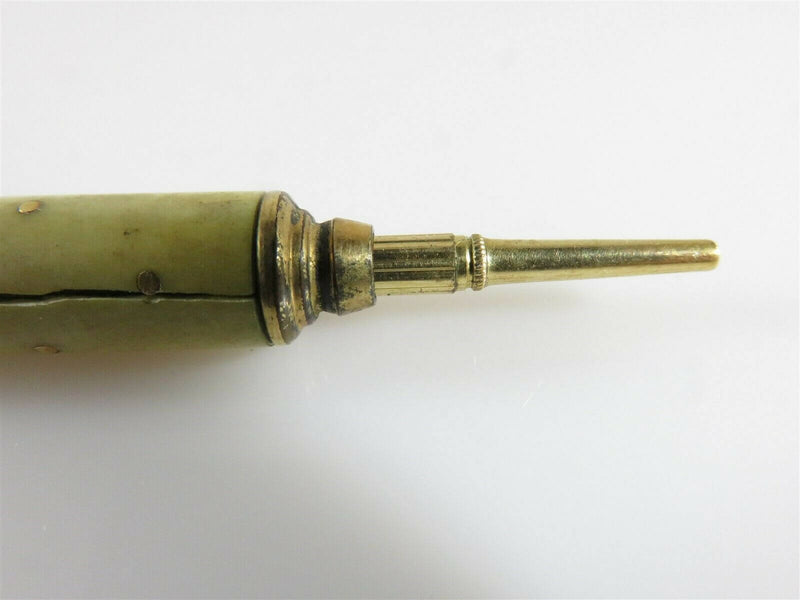 Antique Victorian Style Gold Filled Gilded Mechanical Pencil Wrapped Collapsible - Just Stuff I Sell