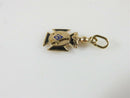 Antique Freemason Knights Templar Style Pendant Charm Fob Enameled - Just Stuff I Sell