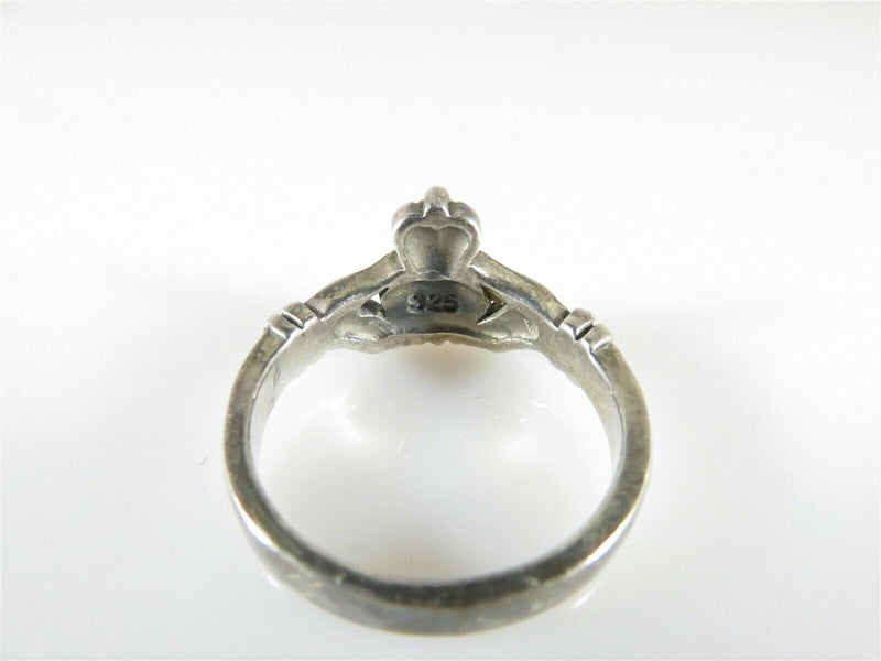 Claddagh Ring Love, Loyalty & Friendship Irish Theme Sterling Silver Size 6.5 - Just Stuff I Sell