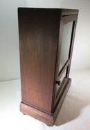 Antique Jewelers Display Cabinet Wood / Glass 13" x 8 1/4" x 4 1/4" - Just Stuff I Sell