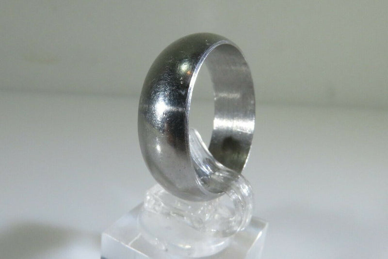Men's Steel Comfort Fit Rounded Edge Ring Band Size 10.5 - Just Stuff I Sell