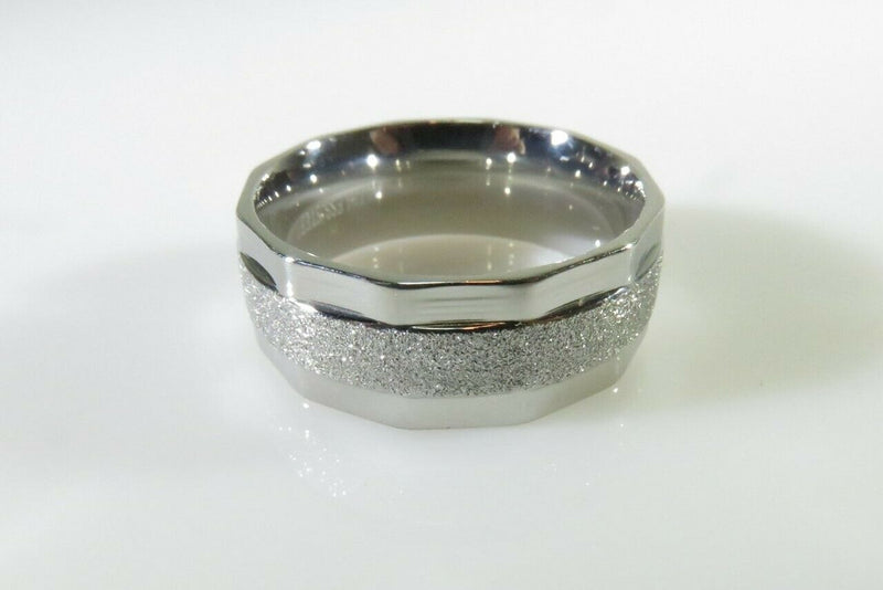 Polished & Textured Men's Ring Band Pre-owned Size 8.75 - Just Stuff I Sell