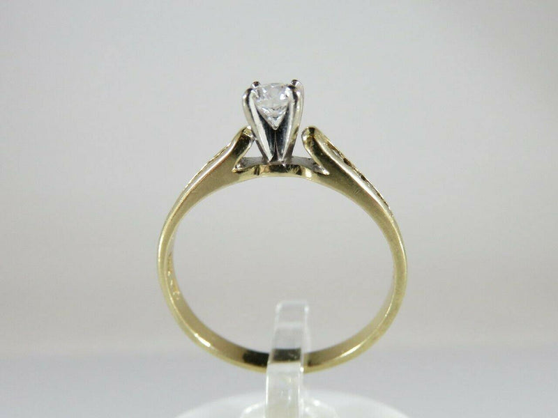 14K Diamond Engagement Ring .25 CTW Affordable Engagement Ring Size 7.25 - Just Stuff I Sell
