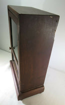 Antique Jewelers Display Cabinet Wood / Glass 13" x 8 1/4" x 4 1/4" - Just Stuff I Sell