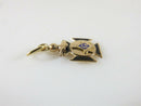 Antique Freemason Knights Templar Style Pendant Charm Fob Enameled - Just Stuff I Sell