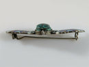 Antique Egyptian 800 Silver Enameled Scarab Brooch Enameled Wings of Horus - Just Stuff I Sell