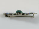 Antique Egyptian 800 Silver Enameled Scarab Brooch Enameled Wings of Horus - Just Stuff I Sell