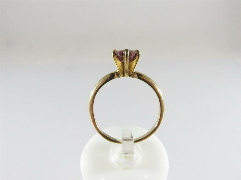 14K Yellow Gold Raised Prong Setting Engagement Setting For Repurpose Size 4.75 - Just Stuff I Sell