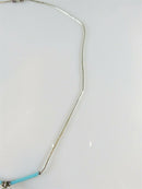 Liquid Silver Southwestern Dream Weaver Single Feather 16" Necklace - Just Stuff I Sell