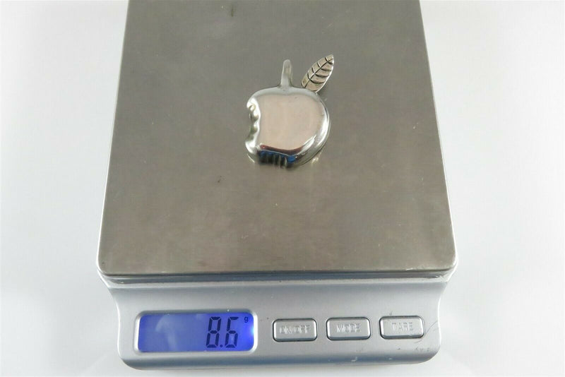 Taxco Apple Brooch 925 Sterling Silver Unique School Teacher Jewelry - Just Stuff I Sell