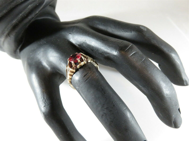 Victorian Griffin Claw Set Tourmaline Doublet Solitaire Ring Wedding Ring 9.25 - Just Stuff I Sell