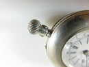 Lovely Petite Lady Racine Engraved 935 Silver Pocket Watch For Parts/Repair - Just Stuff I Sell